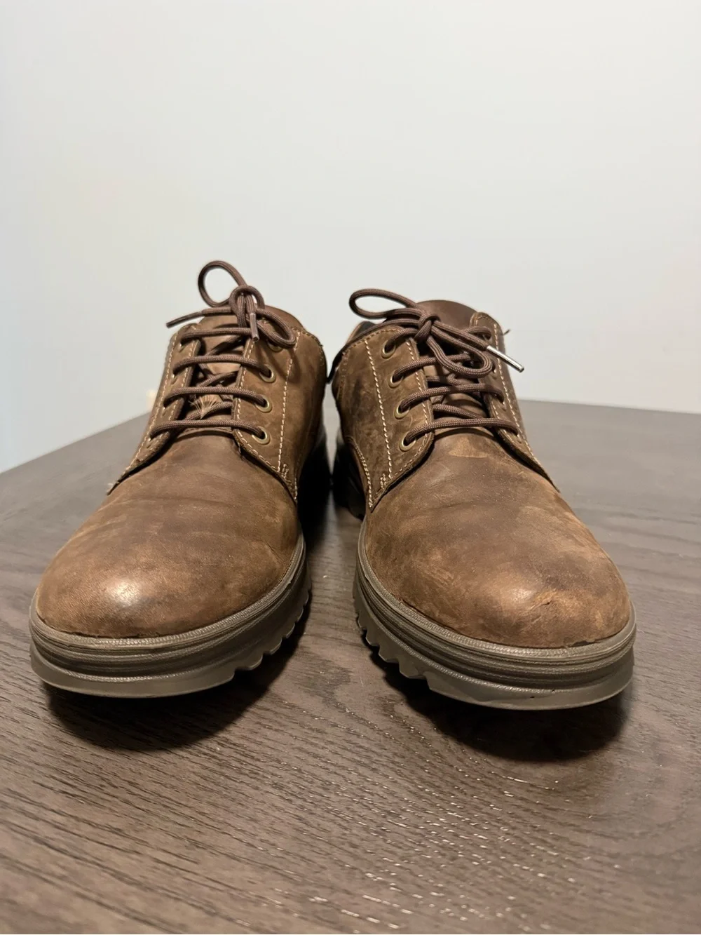 ECCO Men’s Gore-Tex Waterproof Leather Oxford Shoes Brown‎ Lace-Up Size US 9,5